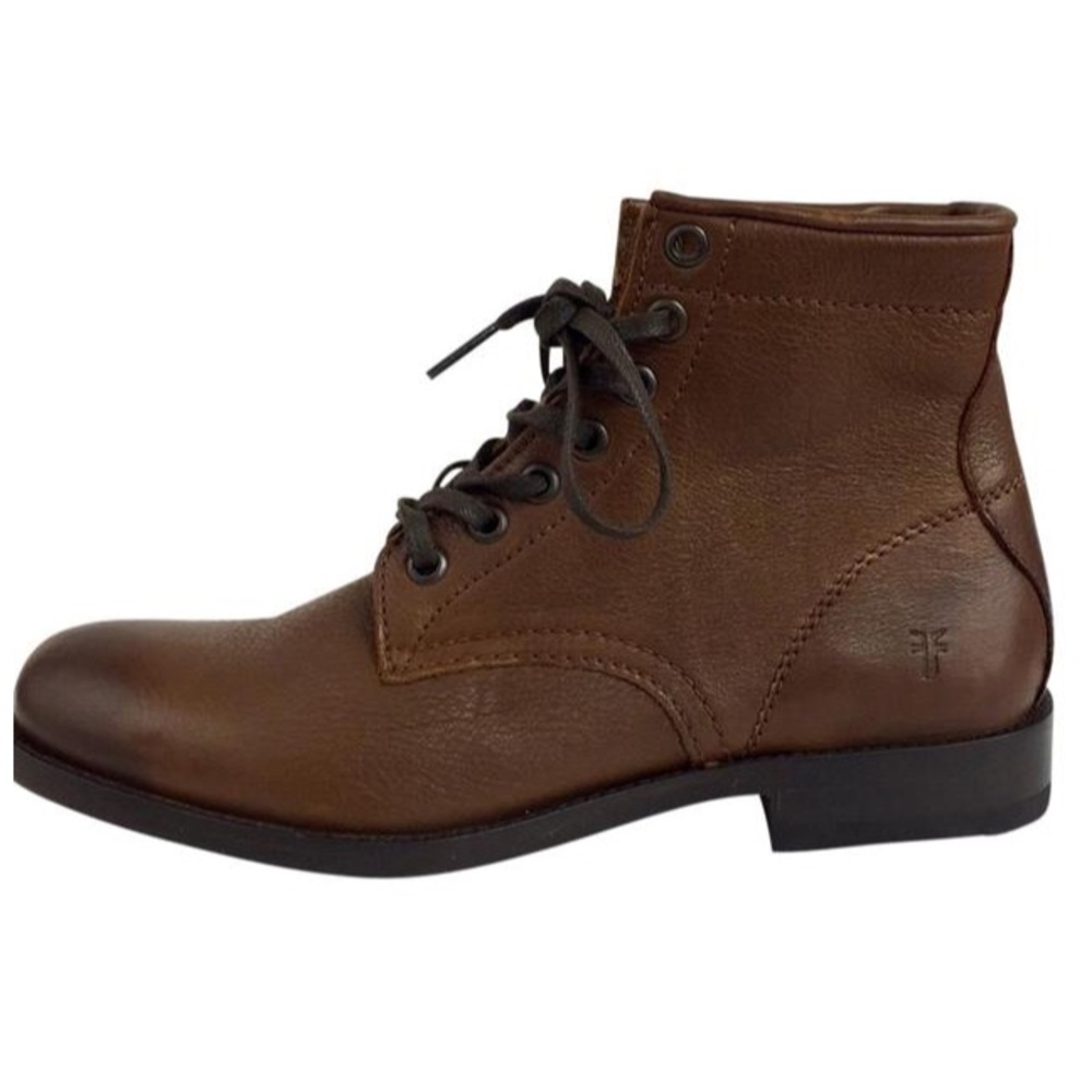 New Frye Women's Tyler Lace-Up Leather Ankle Boot - Picture 7 of 8